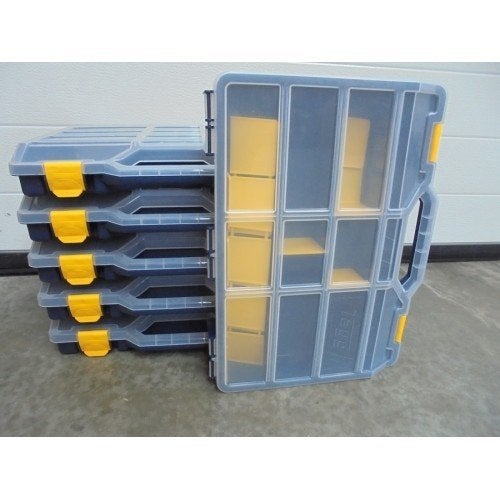 6 Nieuwe Sorteerkoffers losse verdeling 37.8x29x6.1cm 46-26, Nieuw, Ophalen of Verzenden, Nvt, Nvt