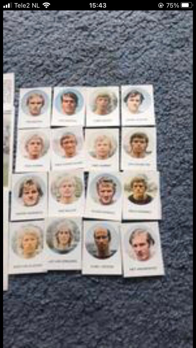 Dws 1-0 panini 1971-1972, Verzamelen, Ophalen of Verzenden, Gebruikt, Buitenlandse clubs, Poster, Plaatje of Sticker