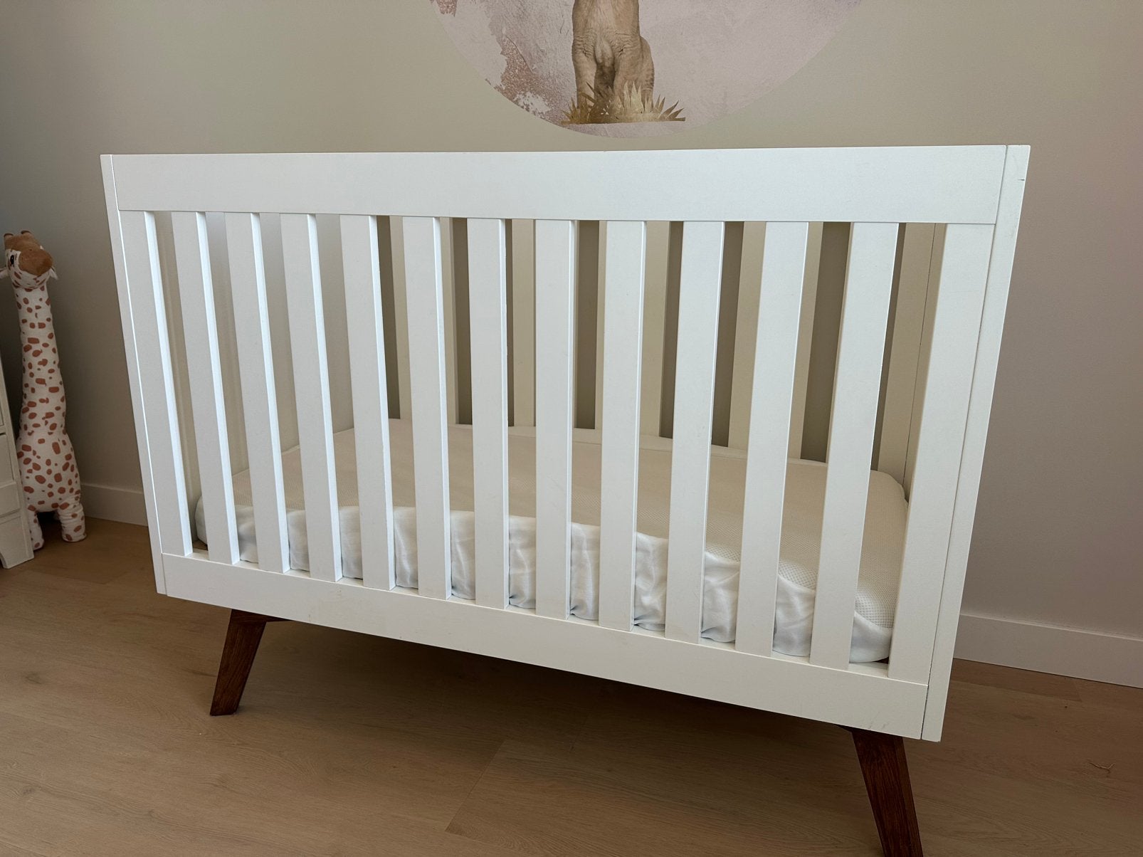 Ledikant 120x60 met aerosleep matras, Ophalen, Zo goed als nieuw, Ledikant