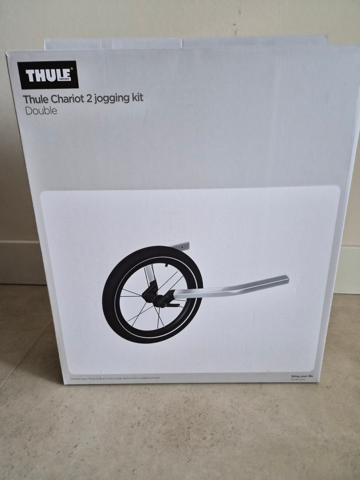 Thule Chariot 2 Jogging Kit Double - Nieuw in doos, Nieuw, Duowagen, Ophalen of Verzenden, Kinderwagen