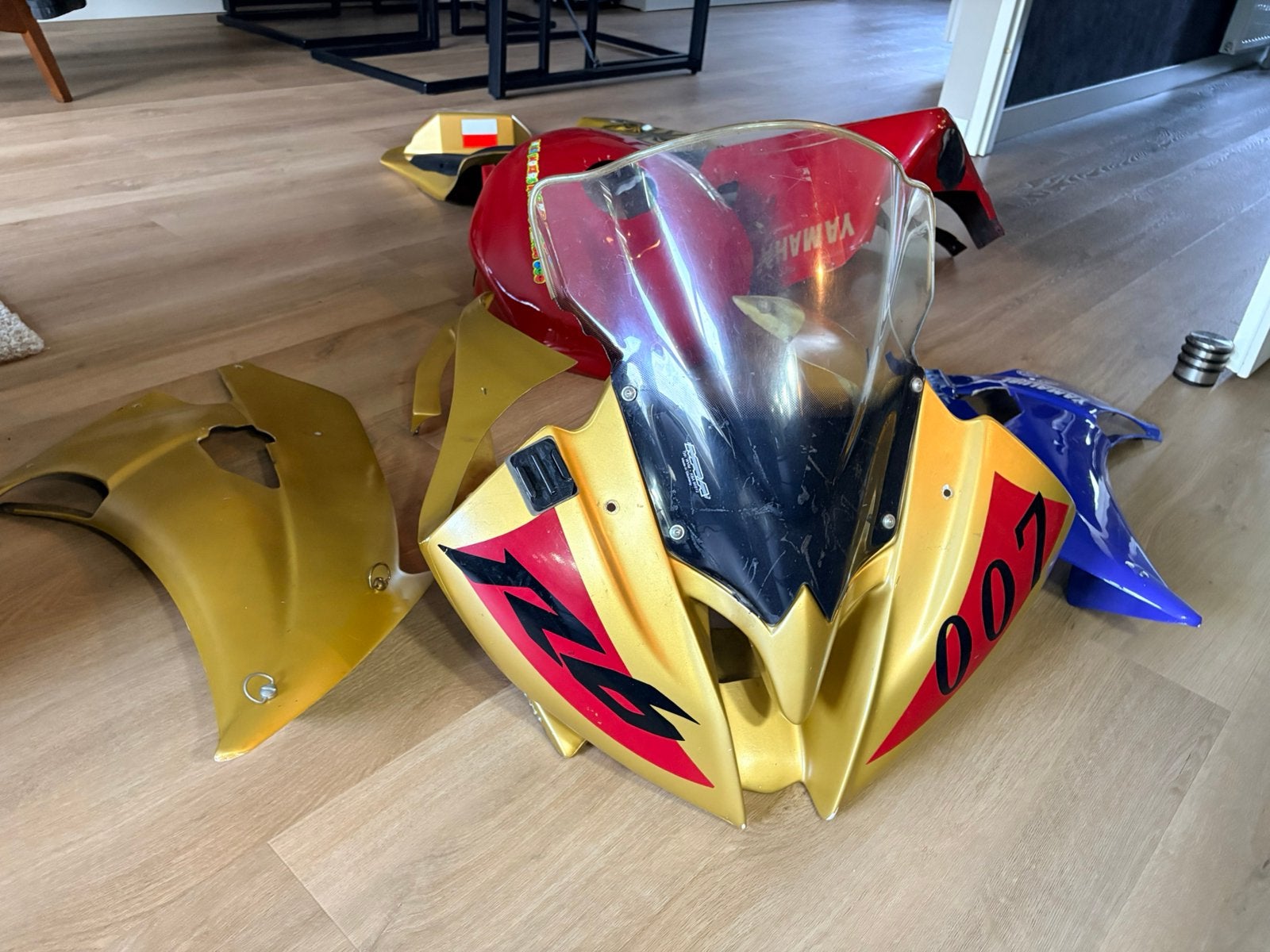 Yamaha r6 2008-2016 race kuipen, Ophalen