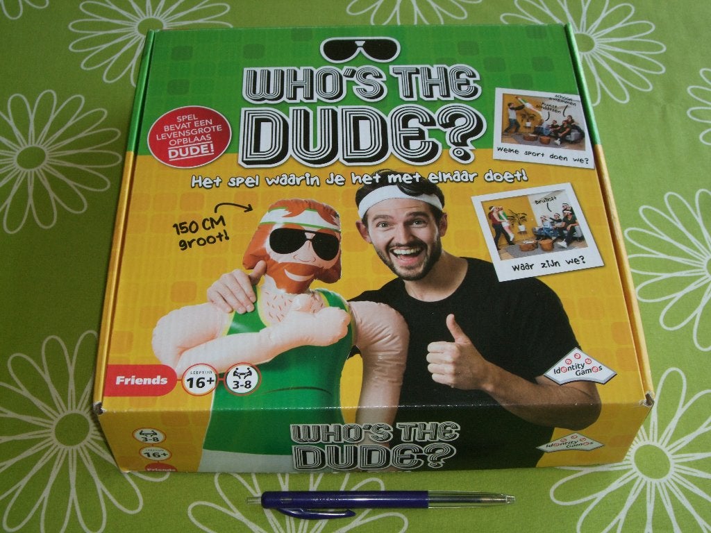 Who's the dude? - het spel waarin je het met elkaar doet! *, Drie of vier spelers, Ophalen of Verzenden, Zo goed als nieuw