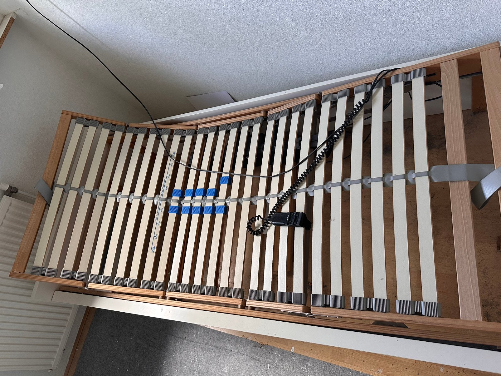Elektrische lattenbodem 90x200, Ophalen, Gebruikt, 90 cm, Eenpersoons