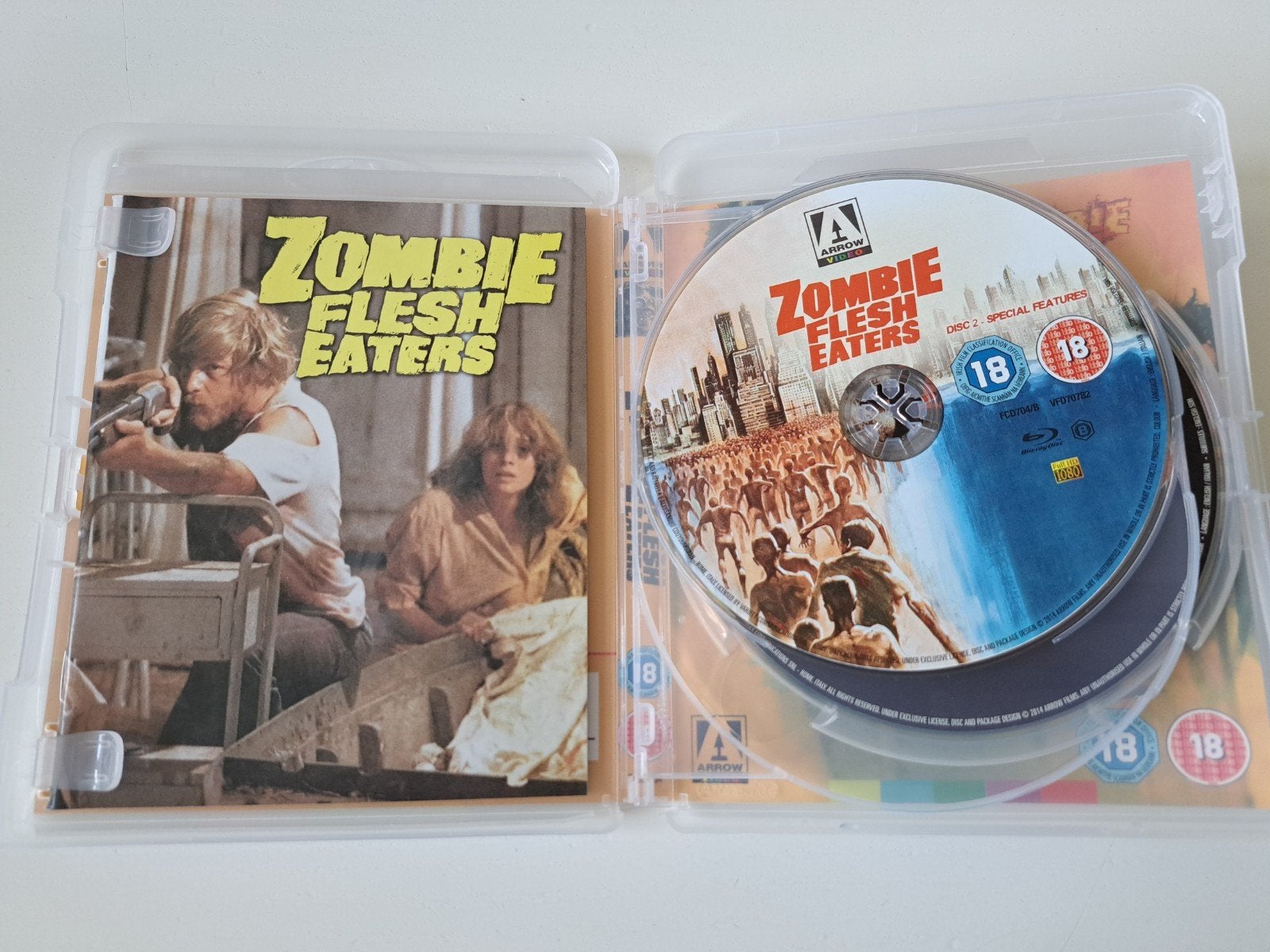 Zombie Flesh Eaters (Zombi 2) [Arrow Video Special Edition], Film, Nederlands, Zo goed als nieuw, Blu-ray
