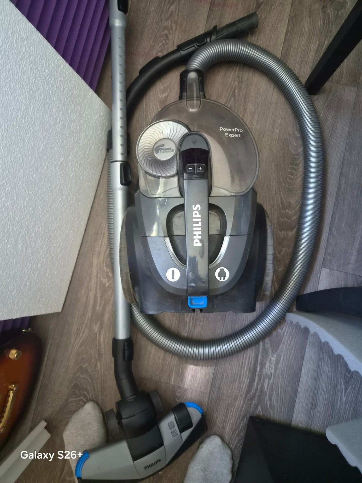 Philips PowerPro ExpertSledestofzuiger - Krachtig en Zakloos, Witgoed en Apparatuur, Gebruikt, Philips, Ophalen of Verzenden, Sledestofzuiger