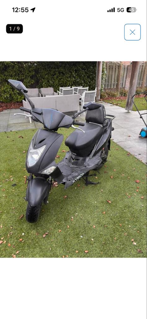 Kymco 72cc 4t Scooter - Zwart, Ophalen, Gebruikt, Benzine, Agility