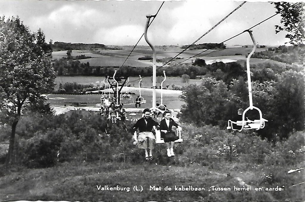 Valkenburg- -Met de Kabelbaan., Verzenden, 1960 tot 1980, Ongelopen, Limburg