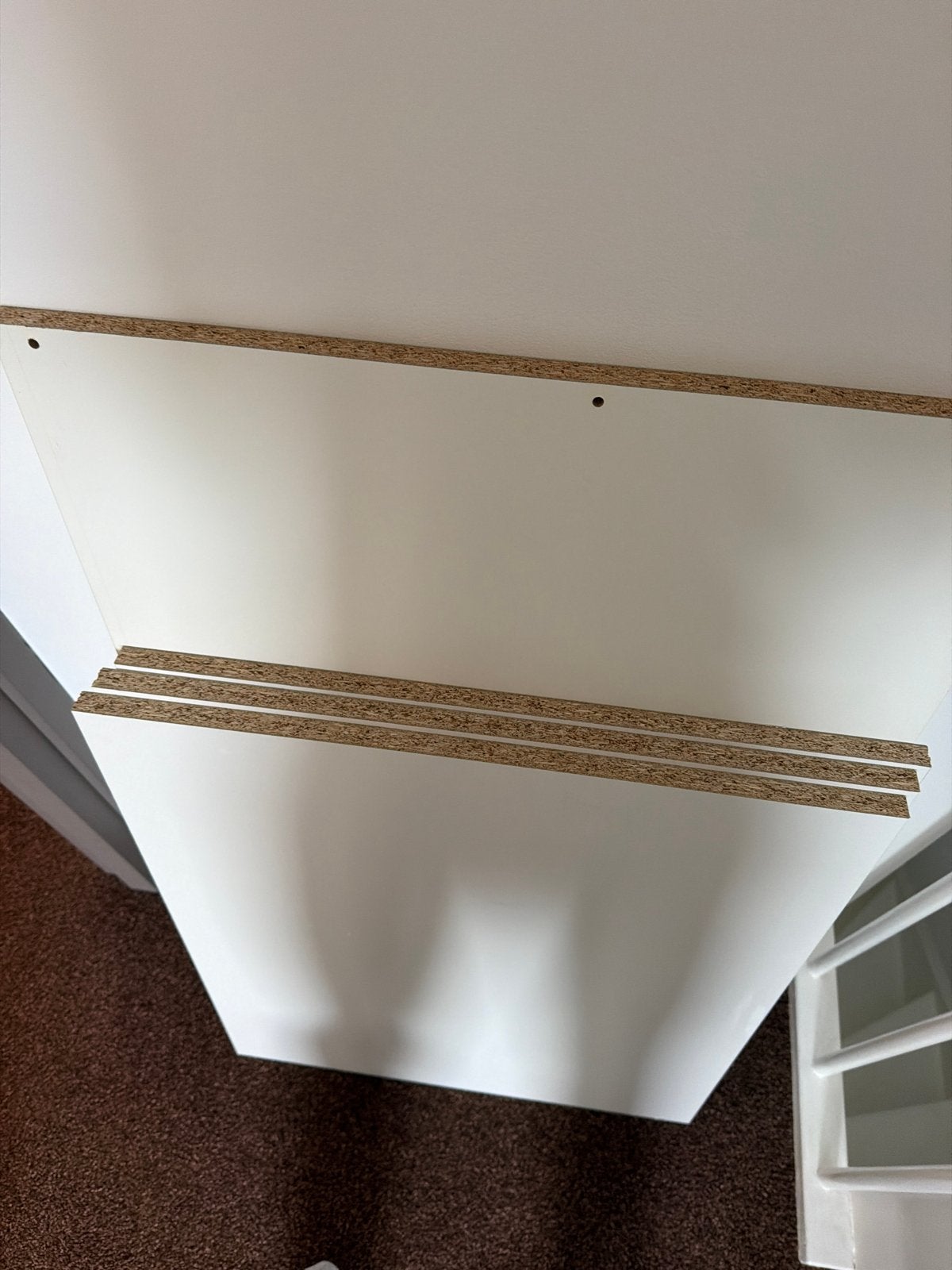 4x IKEA KOMPLEMENT planken – wit – voor PAX kast, Ophalen, Gebruikt