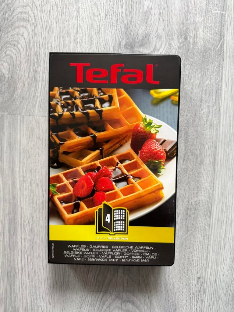 Tefal Snack Collection platen panini’s, wafels en poffertjes, Ophalen of Verzenden, Zo goed als nieuw