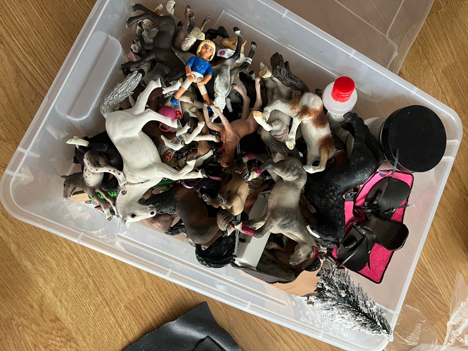 Grote verzameling Schleich paarden en accessoires, Ophalen of Verzenden, Gebruikt, Jongen of Meisje