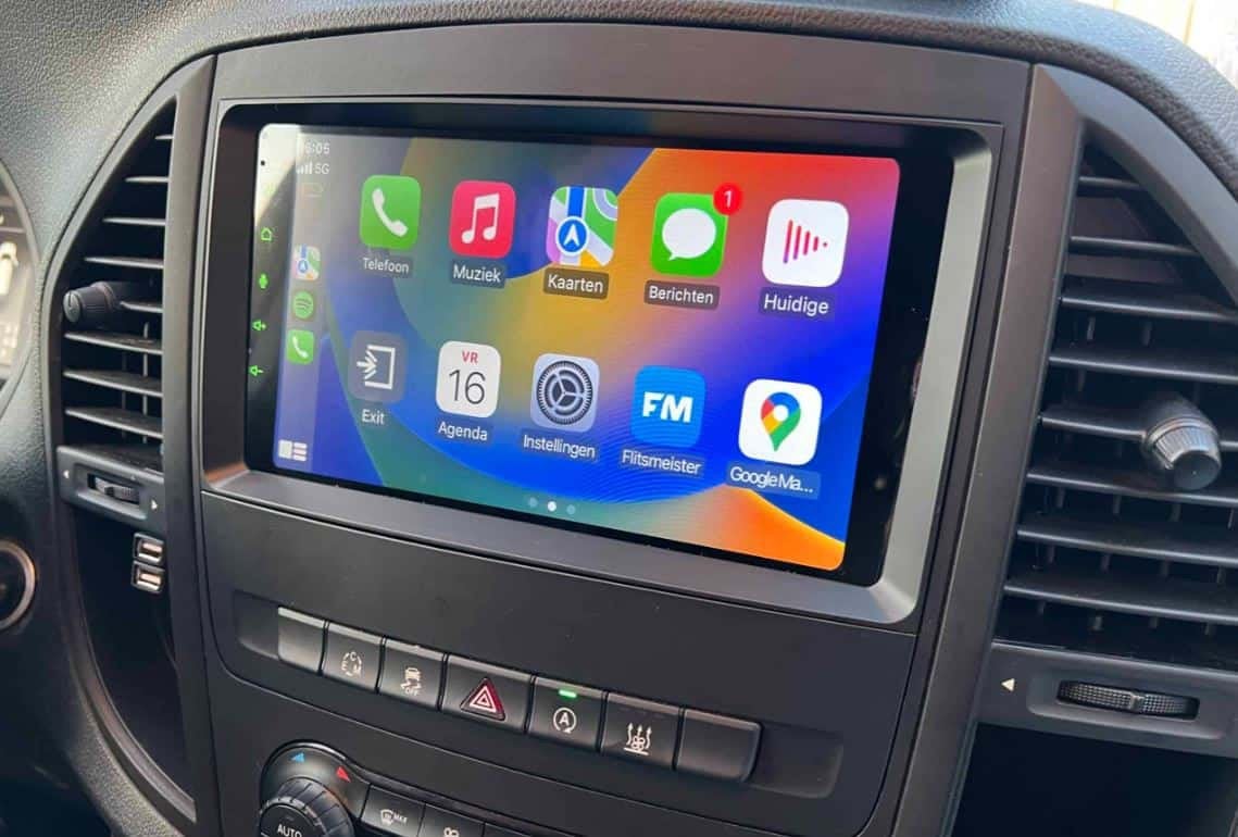 Mercedes Android Radio CarPlay Sprinter, Vito, A & B klasse, Ophalen, Nieuw