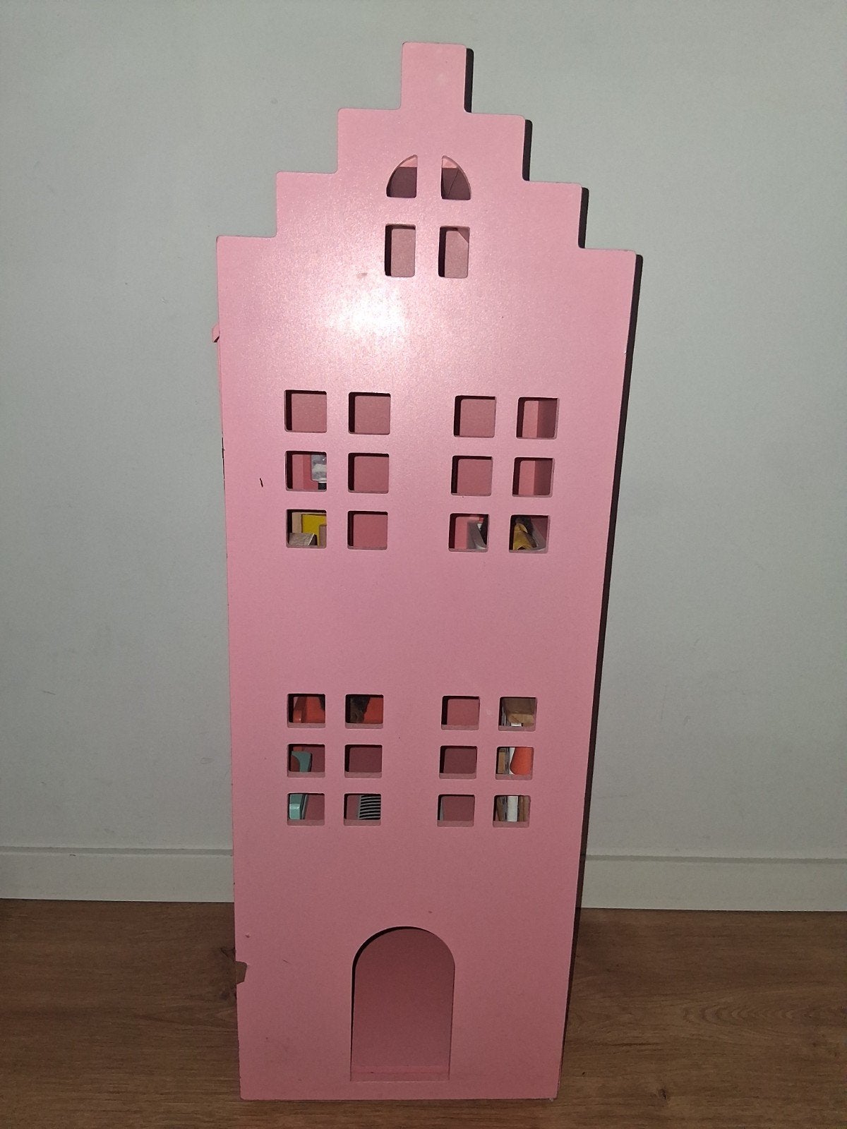 Hema Grachtenhuisje Poppenhuis met Accessoires, Kinderen en Baby's, Speelgoed | Poppenhuizen, Ophalen, Gebruikt, Poppenhuis
