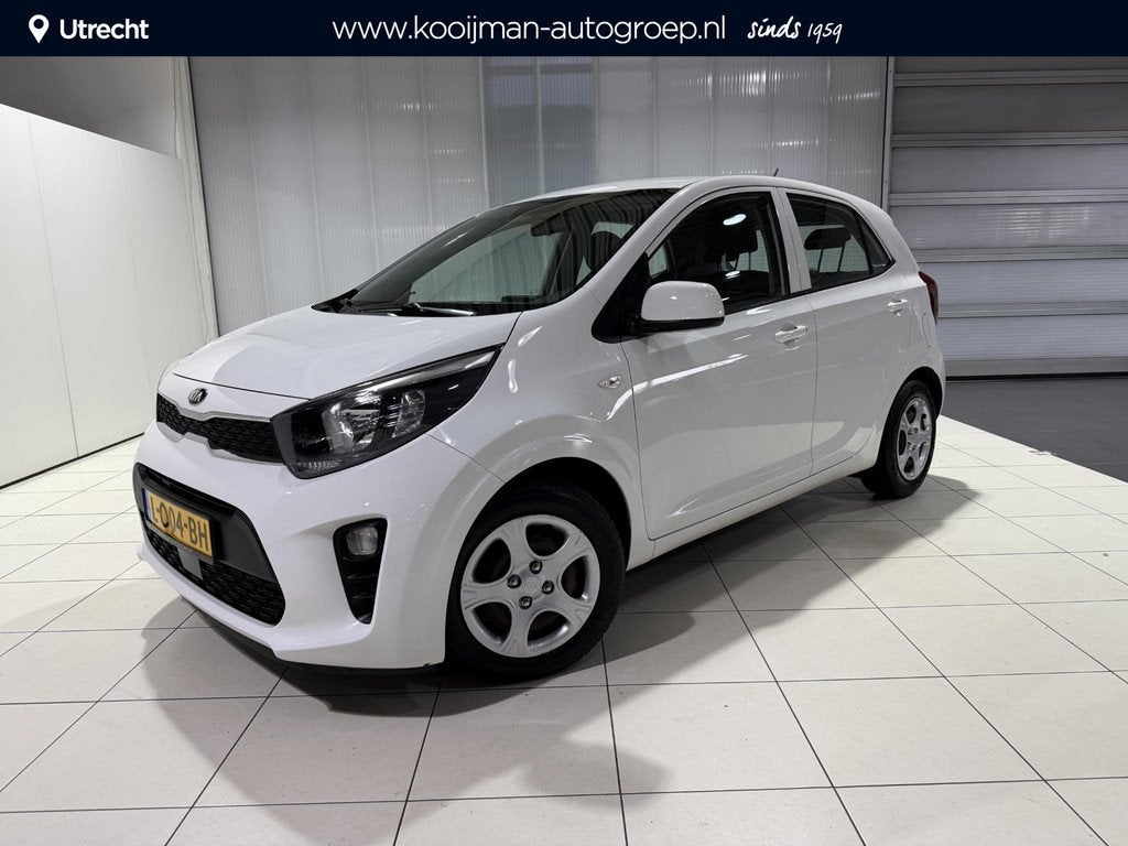 Kia Picanto 1.0 DPi ComfortLine cruise control, Bluetooth, A, Voorwielaandrijving, Gebruikt, 4 stoelen, Wit