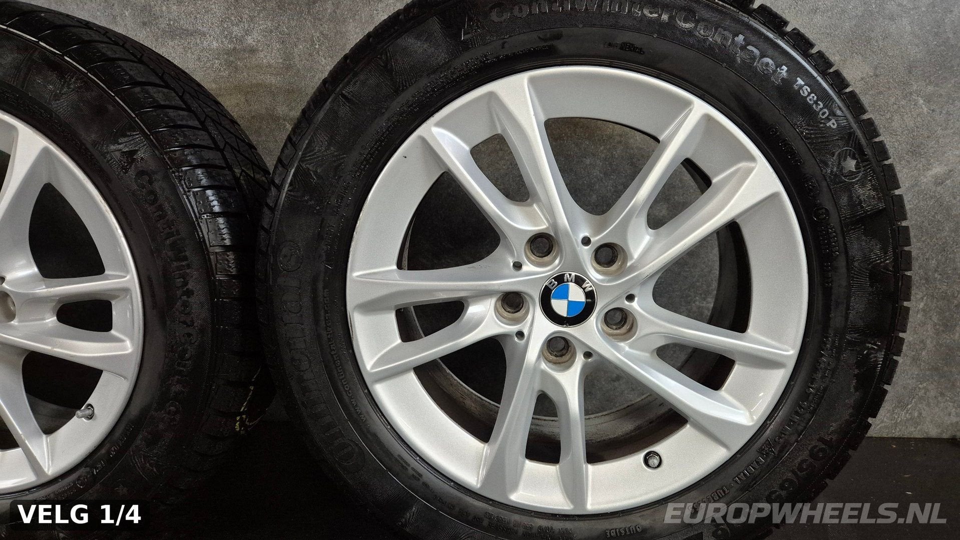 16 inch BMW F45 F46 Active/Gran Tourer velgen winterbanden, Gebruikt, -, Banden en Velgen, 195 mm
