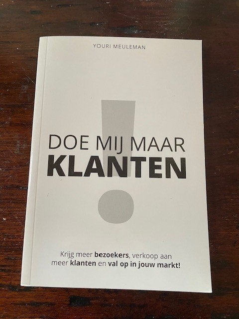 NIEUW boek doe mij maar klanten van Youri Meuleman, Ophalen of Verzenden, Nieuw, Youri Meuleman