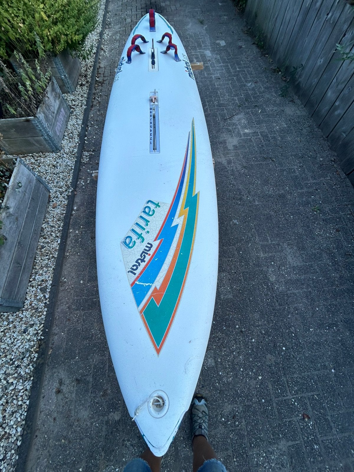 Mistral surfplank met beginnerszeil 3.5, mast en giek, Ophalen, Zo goed als nieuw, 300 cm of meer, Plank