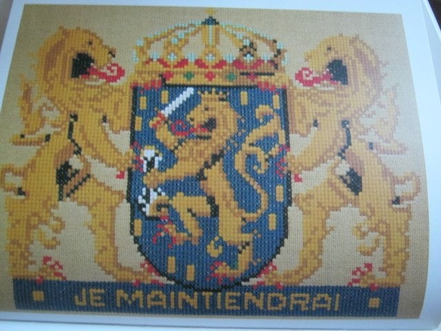 Borduurpatroon  Wapen van Nederland / wapens zie foto 5100, Verzenden, Nieuw, Handborduren, Patroon
