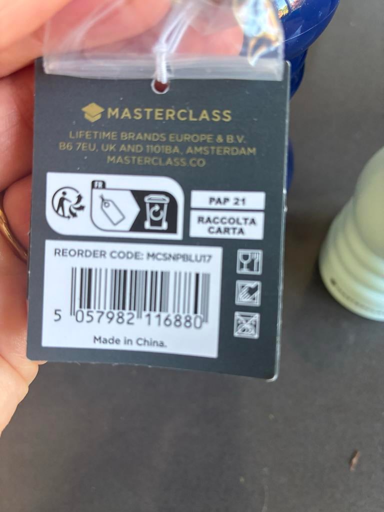 MasterClass zout- en pepermolen set - Nieuw, Huis en Inrichting, Keuken | Keukenbenodigdheden, Overige typen, Nieuw, Ophalen of Verzenden