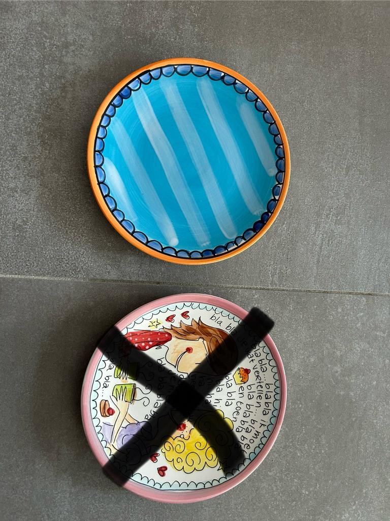 Blauw bordje van Blond Amsterdam te koop, Ophalen of Verzenden
