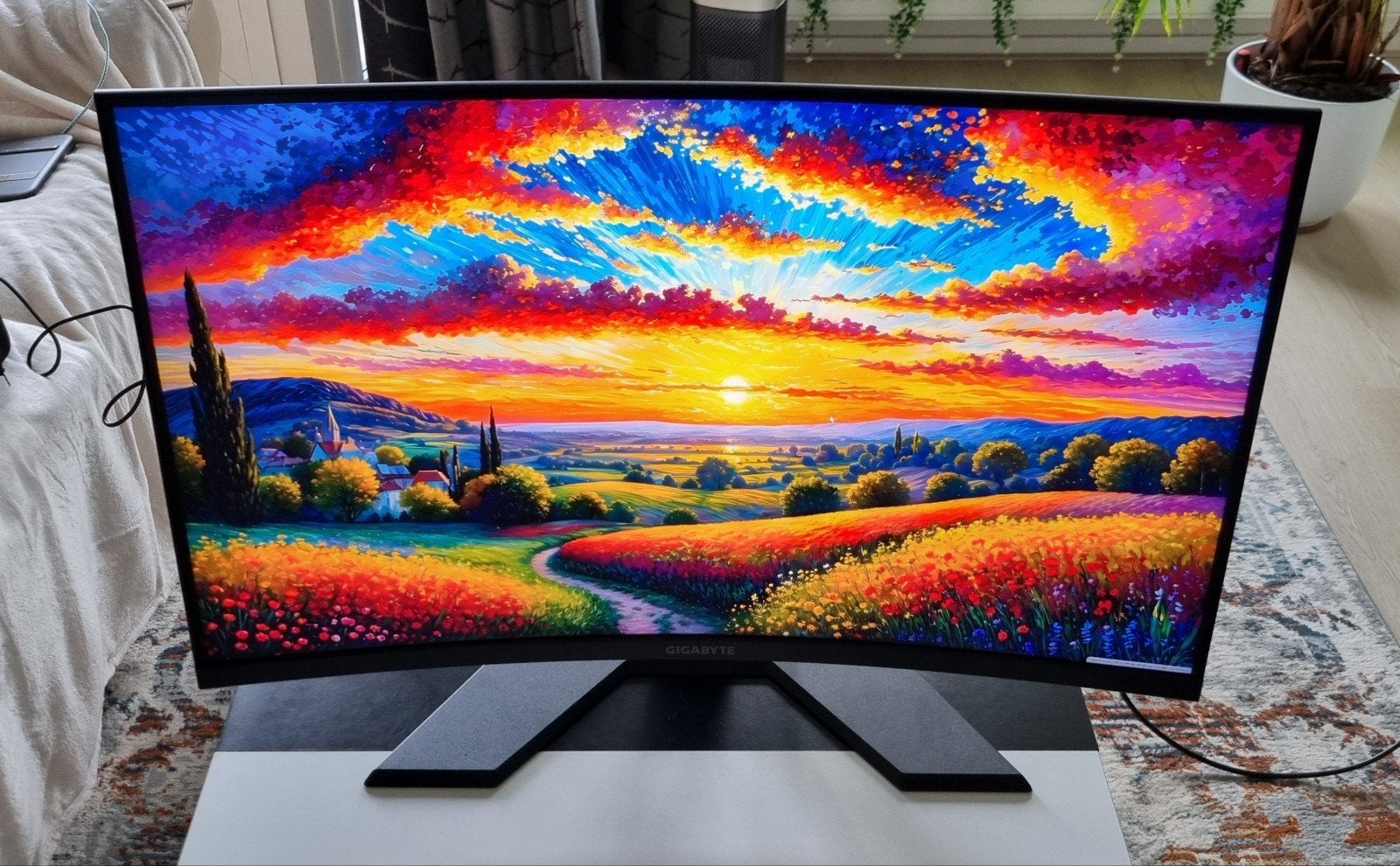 Gigabyte M32UC 4K 160 hertz, Computers en Software, Monitoren, Ophalen, HDMI, Curved, VA