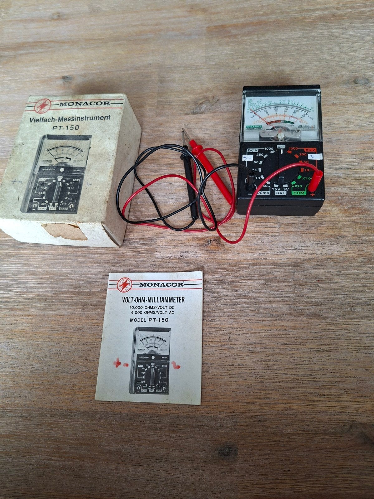Multimeter Monacor PT-150, Ophalen of Verzenden, Gebruikt