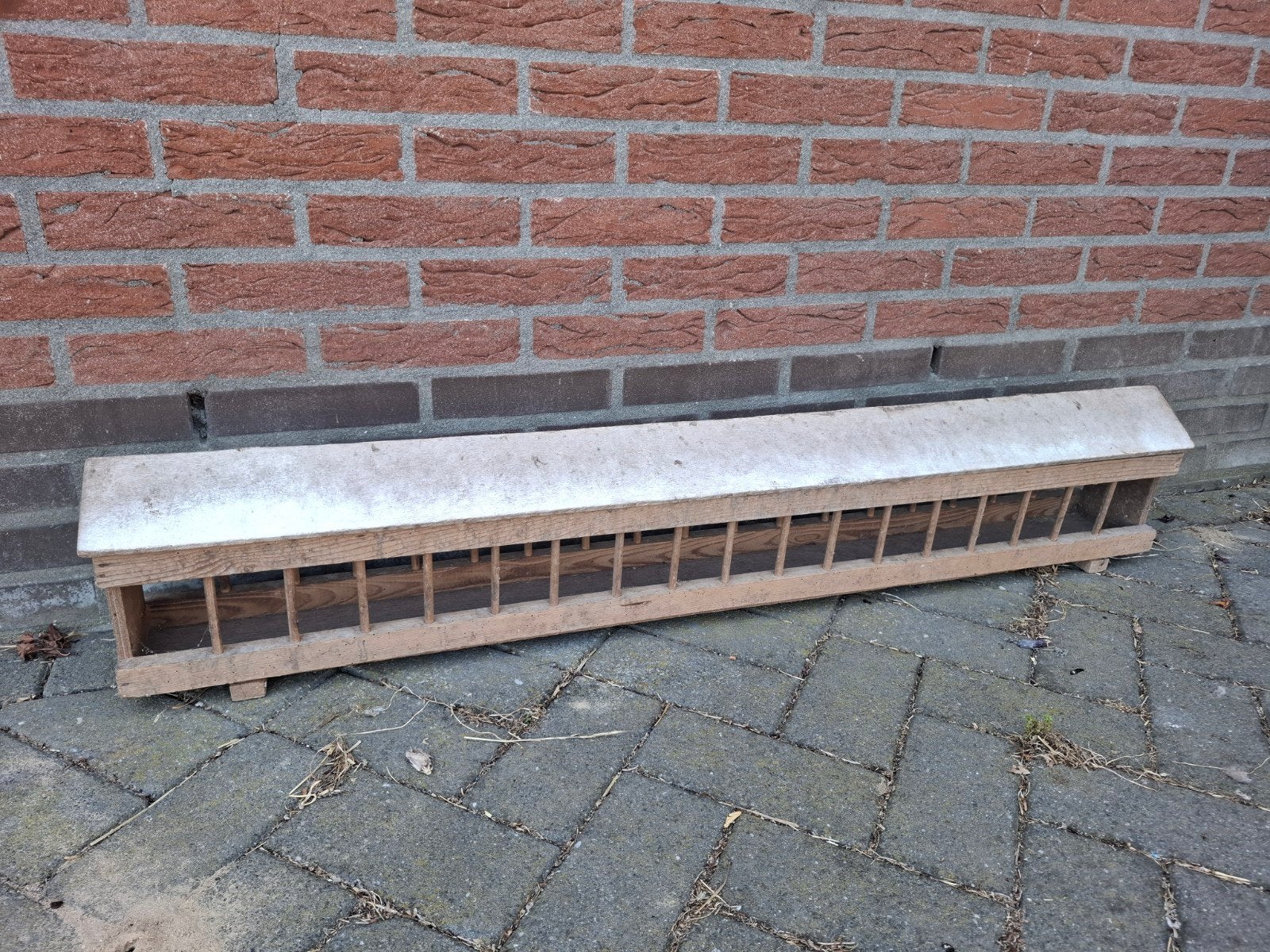duiven voerbak 1,20 lang