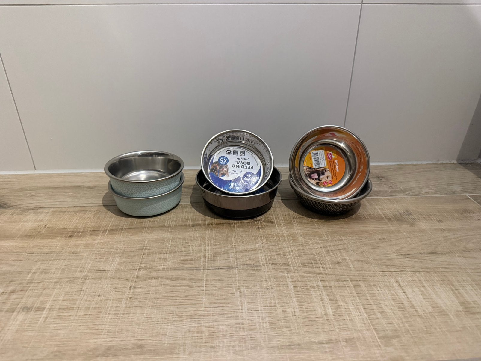 Diverse rvs bakjes met anti slip, Ophalen of Verzenden, Nieuw