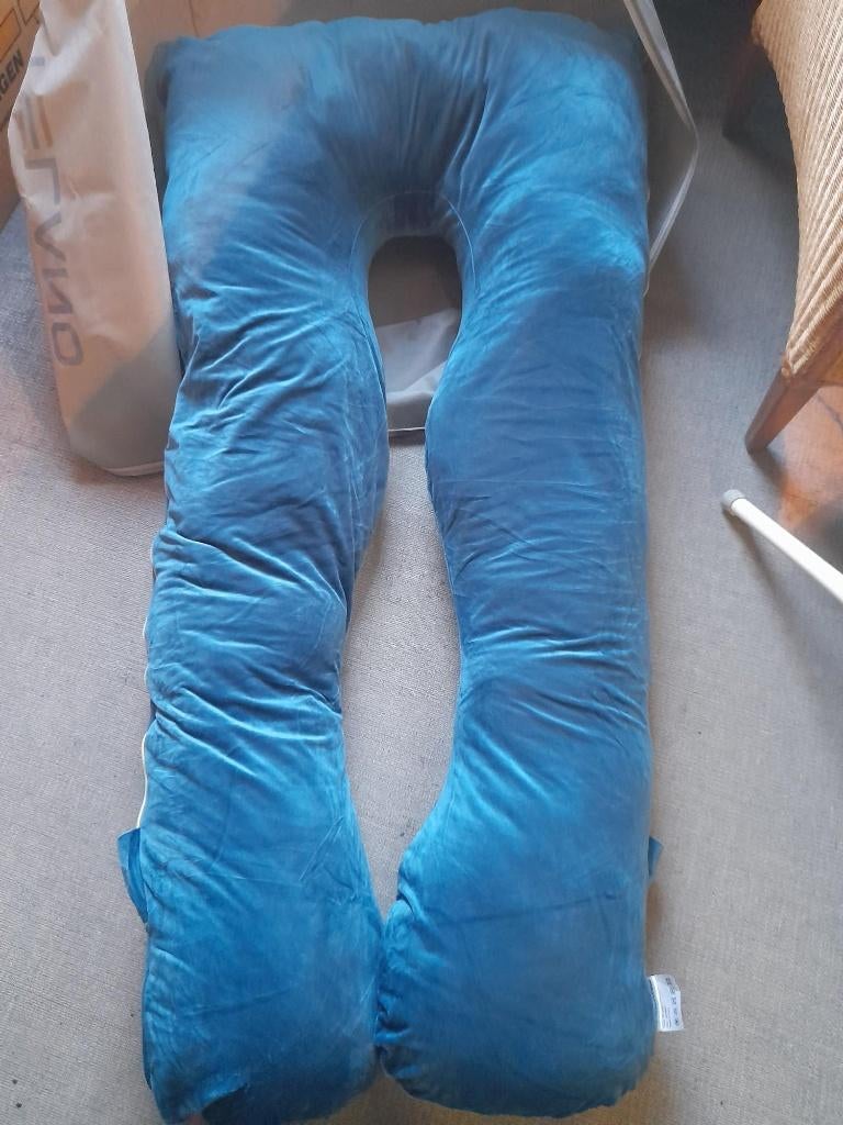 Telano zwangerschaps- of zijslaapkussen XXL, Eenpersoons, Blauw, Nieuw, Ophalen of Verzenden