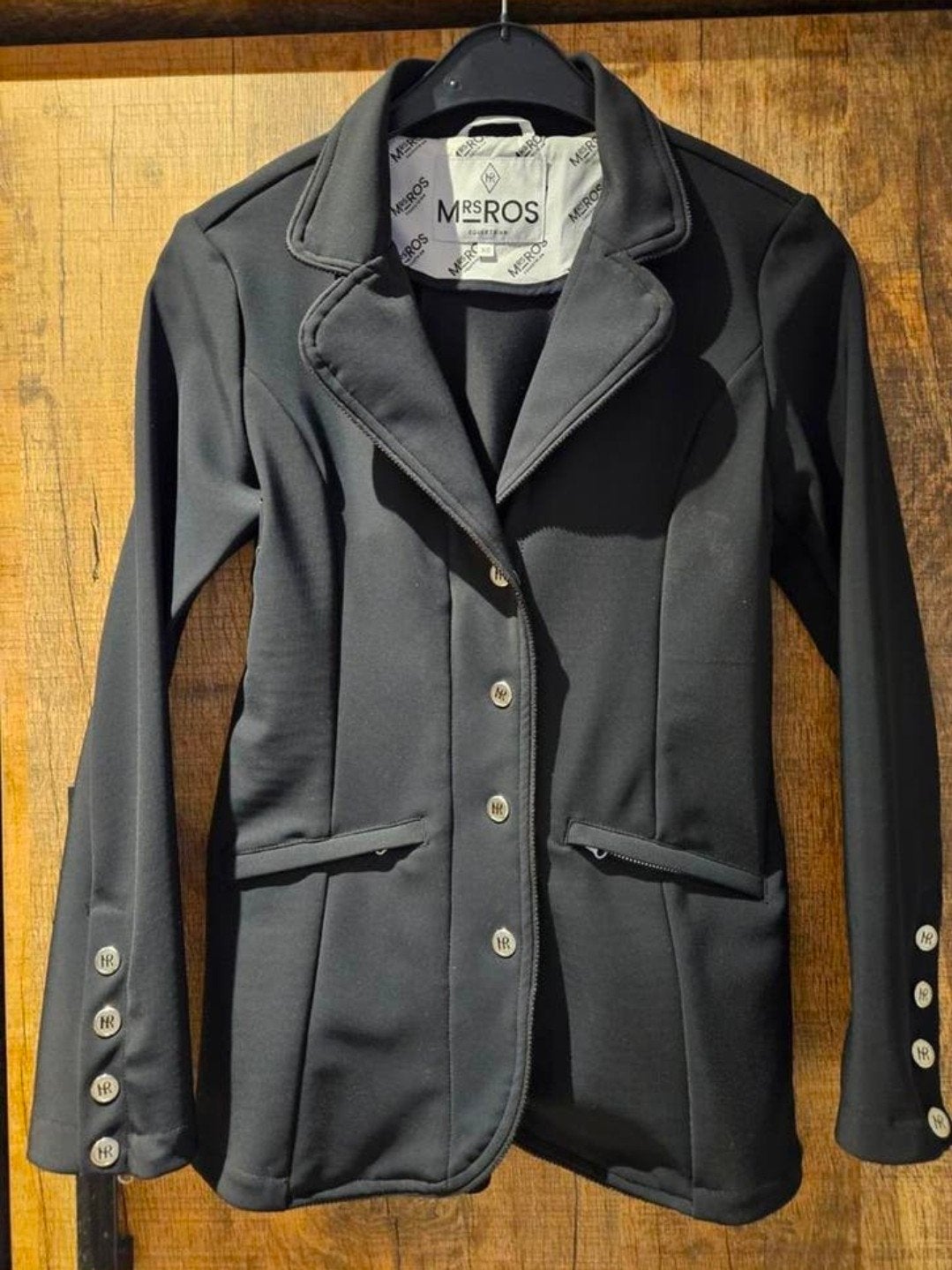 Rijjas Mrs Ros XS zwart zgan, Dieren en Toebehoren, Ophalen, Zo goed als nieuw, Dressuur, Bovenkleding