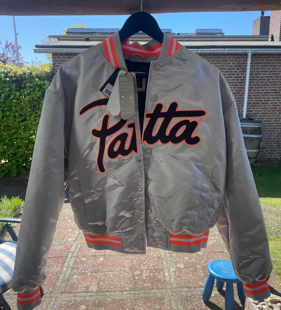 Patta Classic Satin Bomber Jacket Lunar Rock Maat S, Ophalen of Verzenden, Nieuw