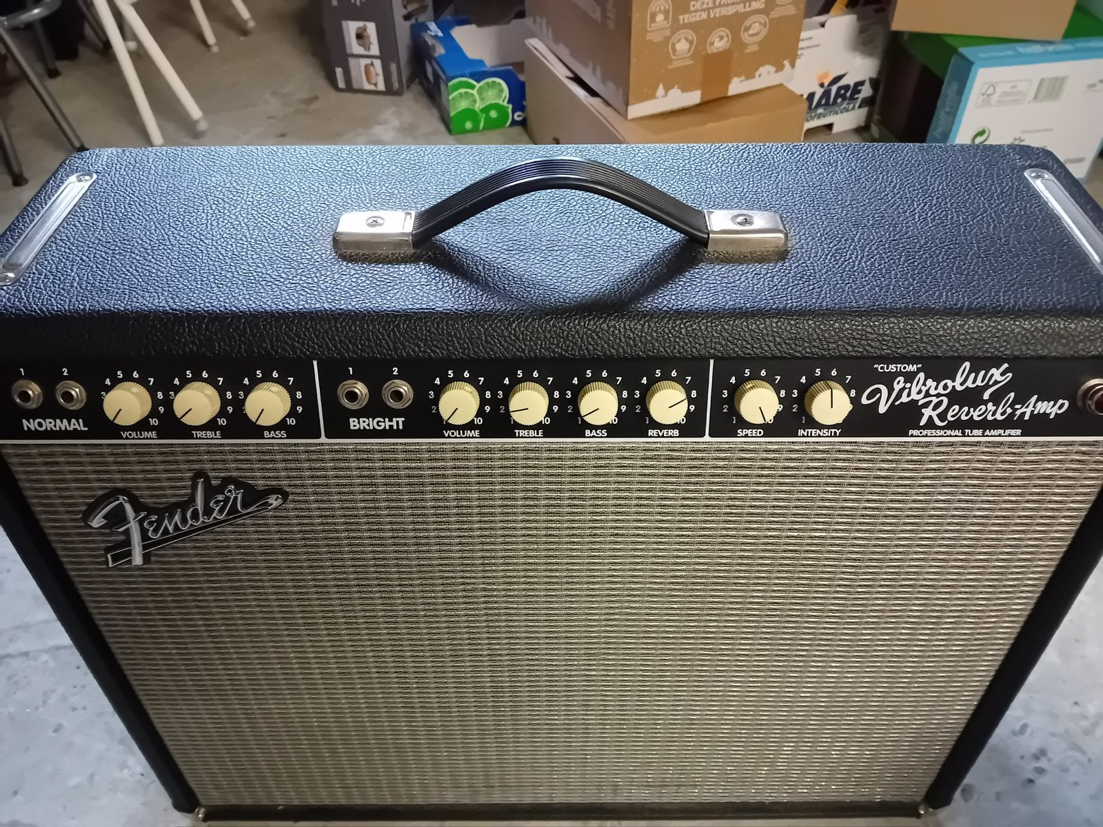 Fender Vibrolux Reverb, Ophalen, Zo goed als nieuw, Gitaar, 50 tot 100 watt