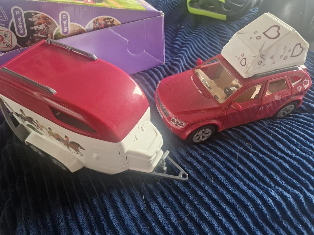 Schleich 42535 Auto met paardentrailer, Ophalen of Verzenden, Zo goed als nieuw