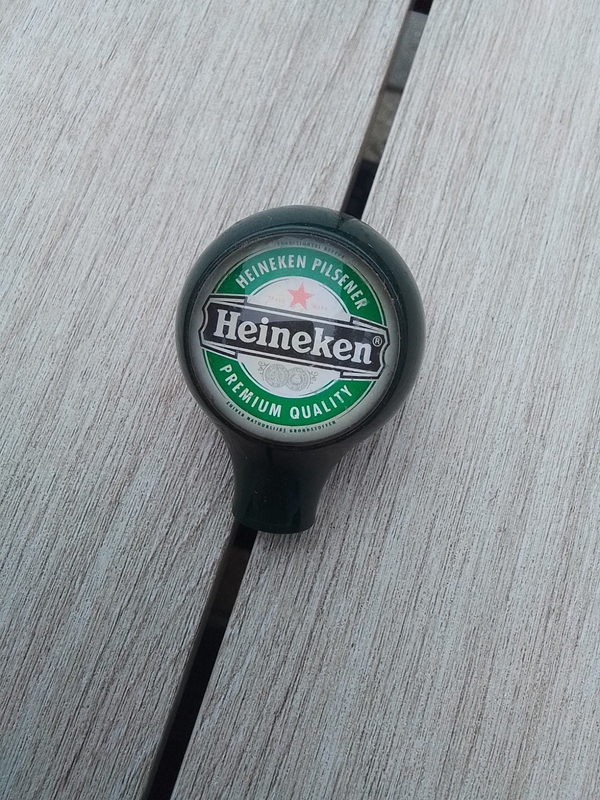 Heineken tapknop - vaste prijs, Ophalen of Verzenden, Gebruikt, Overige typen, Heineken