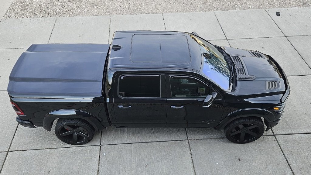 Dodge Ram 1500 II 5.7 V8 II  4x4 Crew Cab II Limited Night, Zwart, Zwart, Leder, BTW verrekenbaar