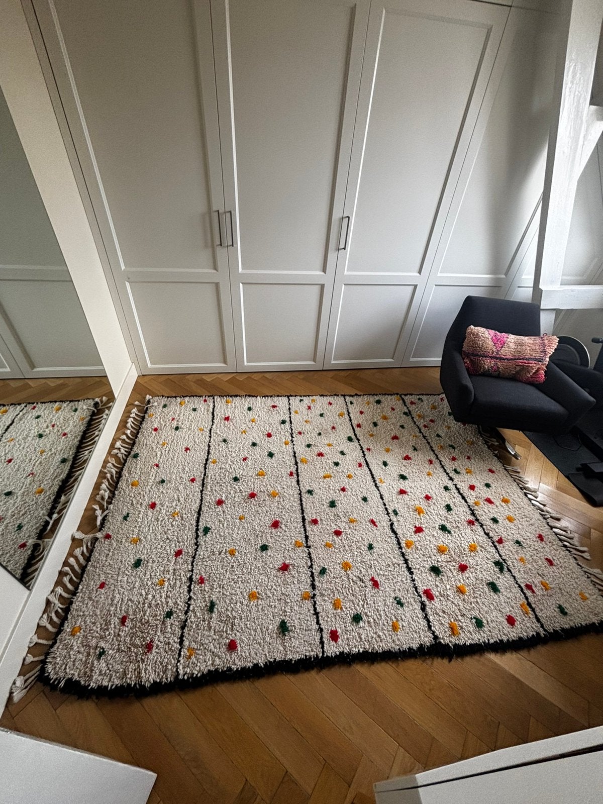 vloerkleed – 240 x 165 cm – handgeknoopt wol, Huis en Inrichting, Stoffering | Tapijten en Kleden, Ophalen, 150 tot 200 cm, 200 cm of meer