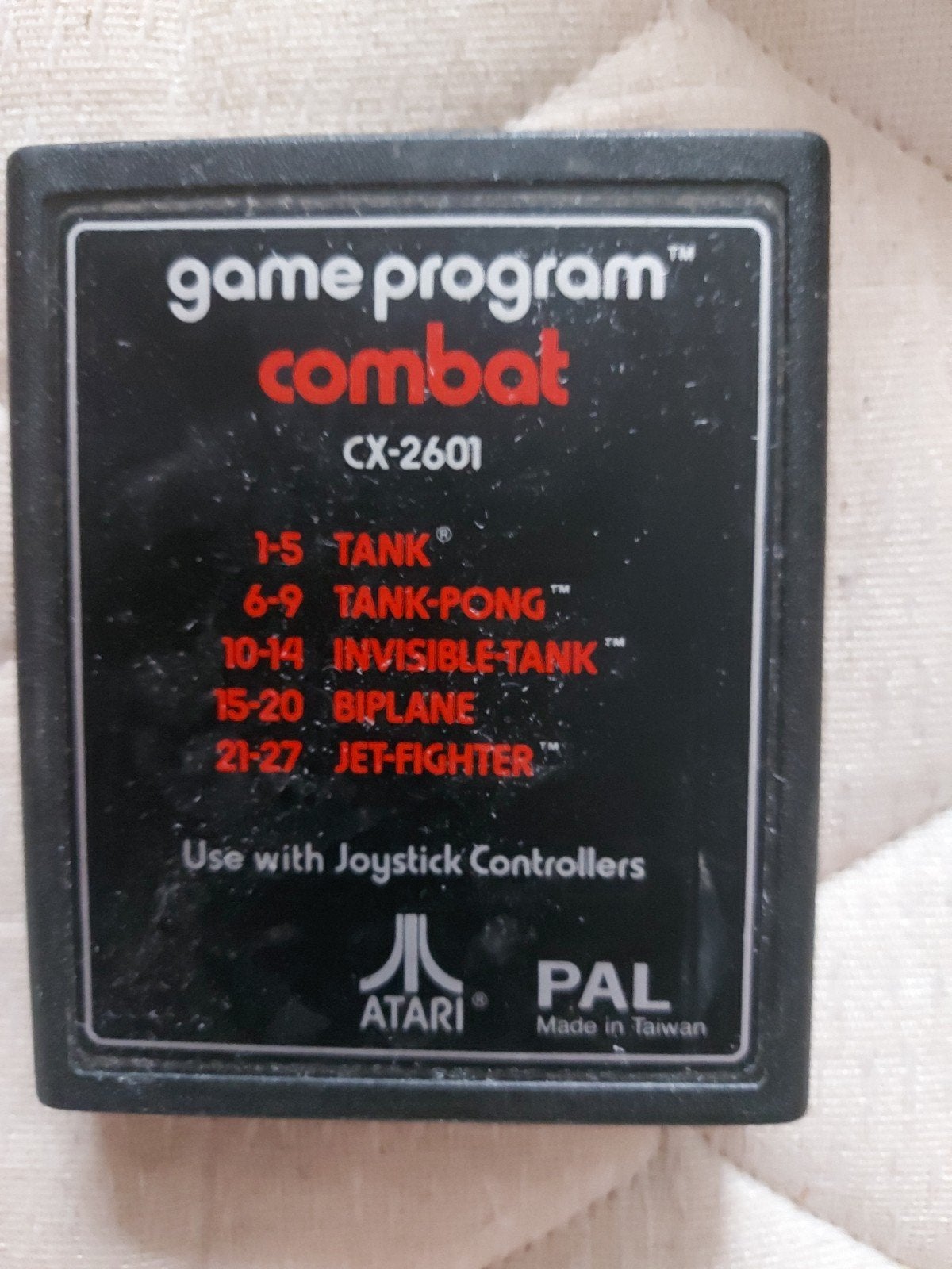 Atari Combat CX-2601 Game Cartridge PAL, Ophalen of Verzenden