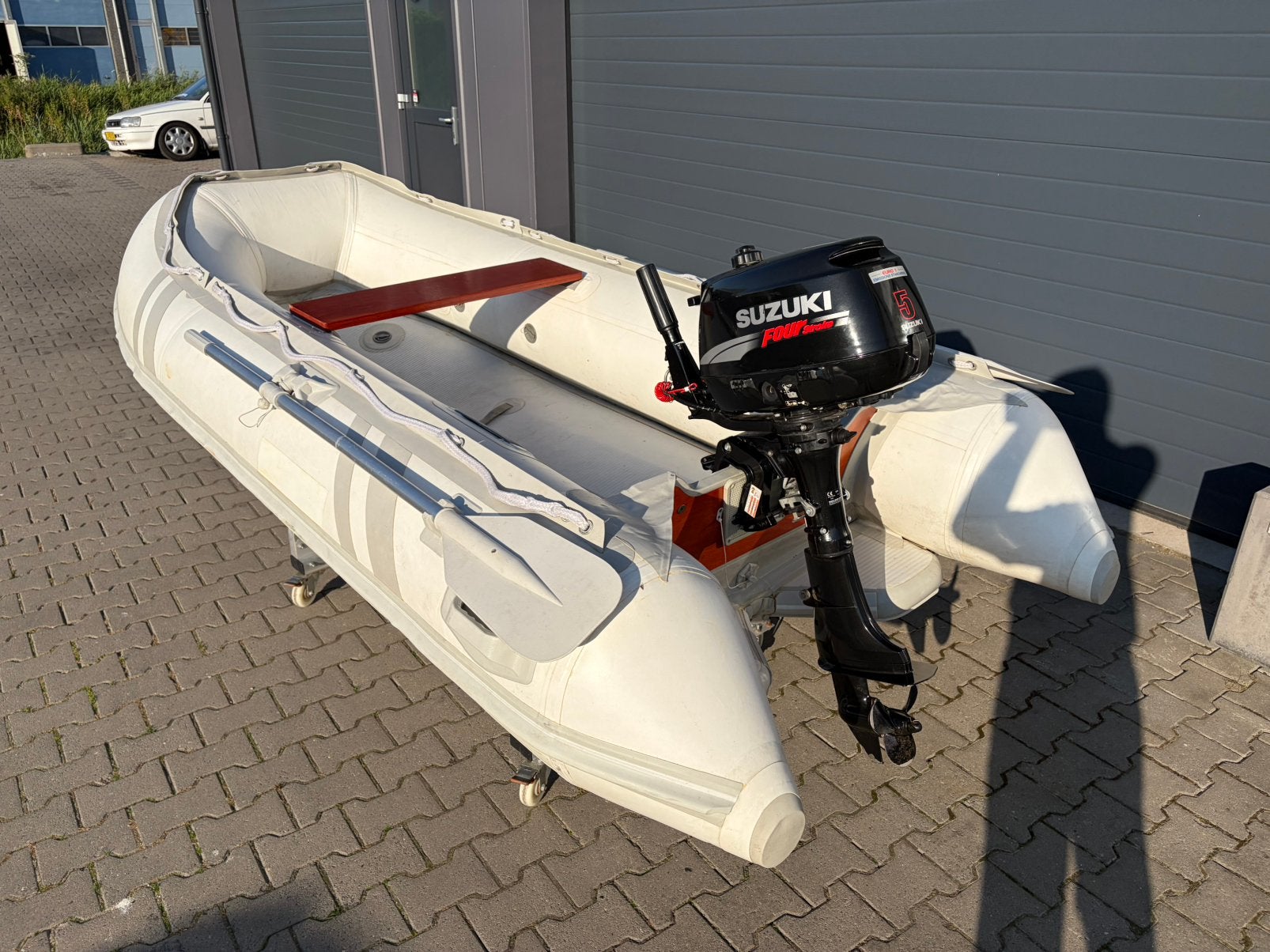 Suzumar 310 rubberboot met Suzuki 5 pk 4 takt - nette staat, Ophalen, Airdeck, Suzumar, Zo goed als nieuw