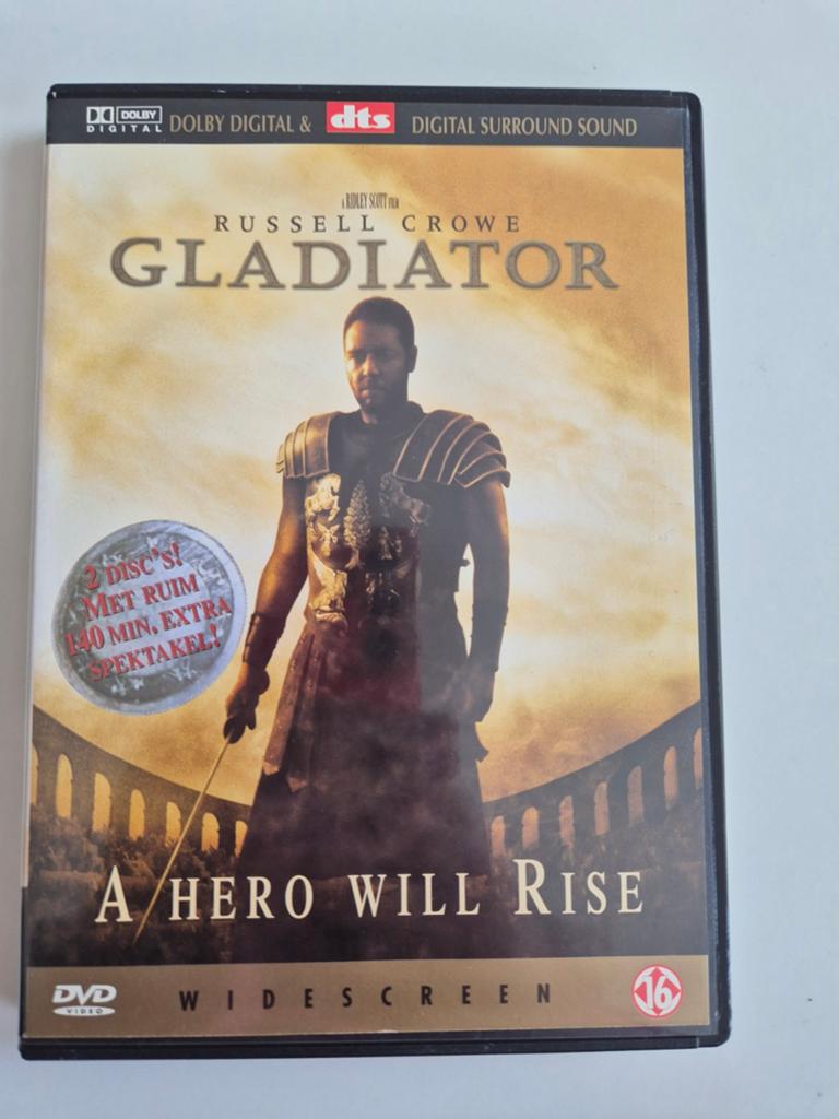 Gladiator DVD - Speciale Uitgave met Extra's, Vanaf 16 jaar, Ophalen of Verzenden, Zo goed als nieuw