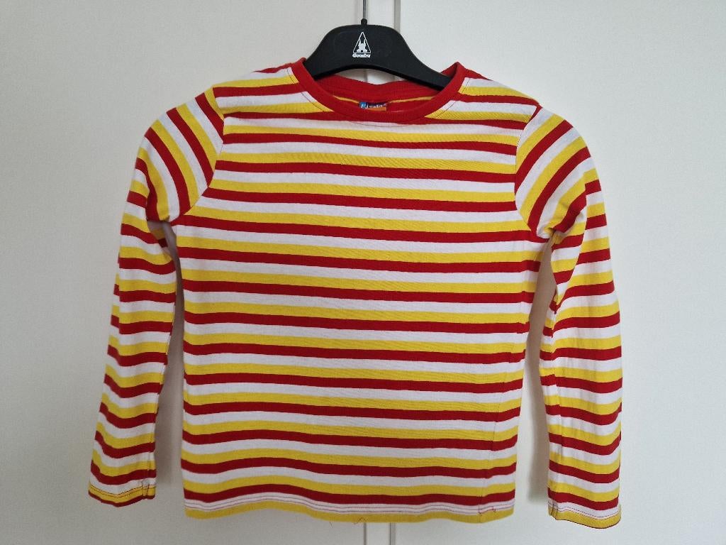 Kinder carnavals shirt, Ophalen of Verzenden, Zo goed als nieuw, 134 t/m 140, Jongen