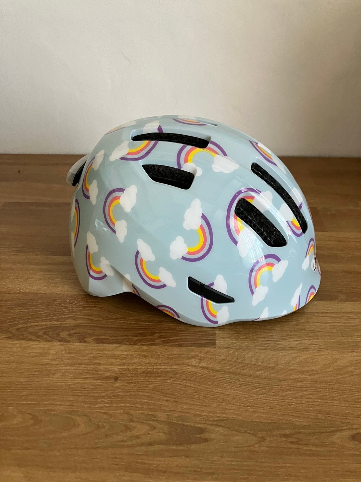 Fietshelm kind Abus smiley 3.0 zgan, Ophalen of Verzenden, Zo goed als nieuw, Overige maten, Meisje