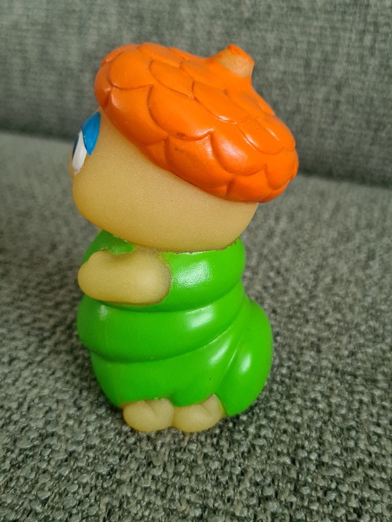 Glo friends worm glow in the dark vintage poppetje playskool, Gebruikt, Playskool hasbro, Ophalen of Verzenden, Nvt