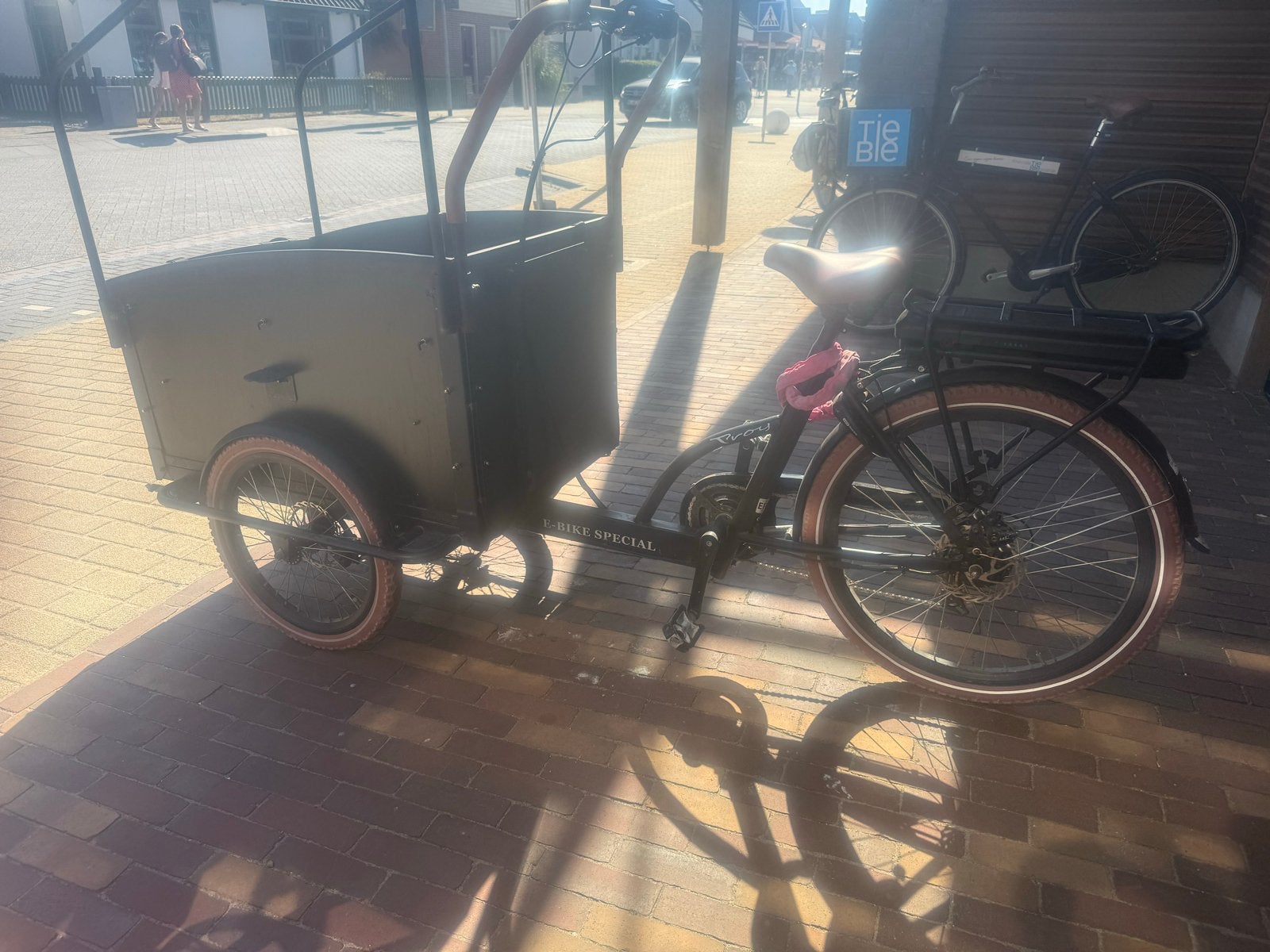 Troy Bakfiets - Elektrisch en Ruim voor Kinderen, Overige merken, Gebruikt, Elektrisch, Ophalen of Verzenden