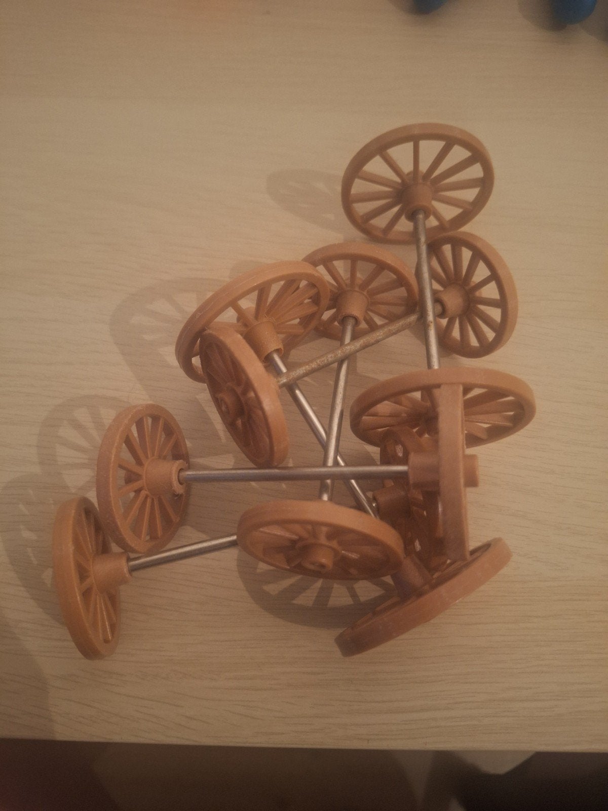 Vintage Playmobil Western wielen - Losse onderdelen, Gebruikt, Losse onderdelen, Overige typen, Historisch