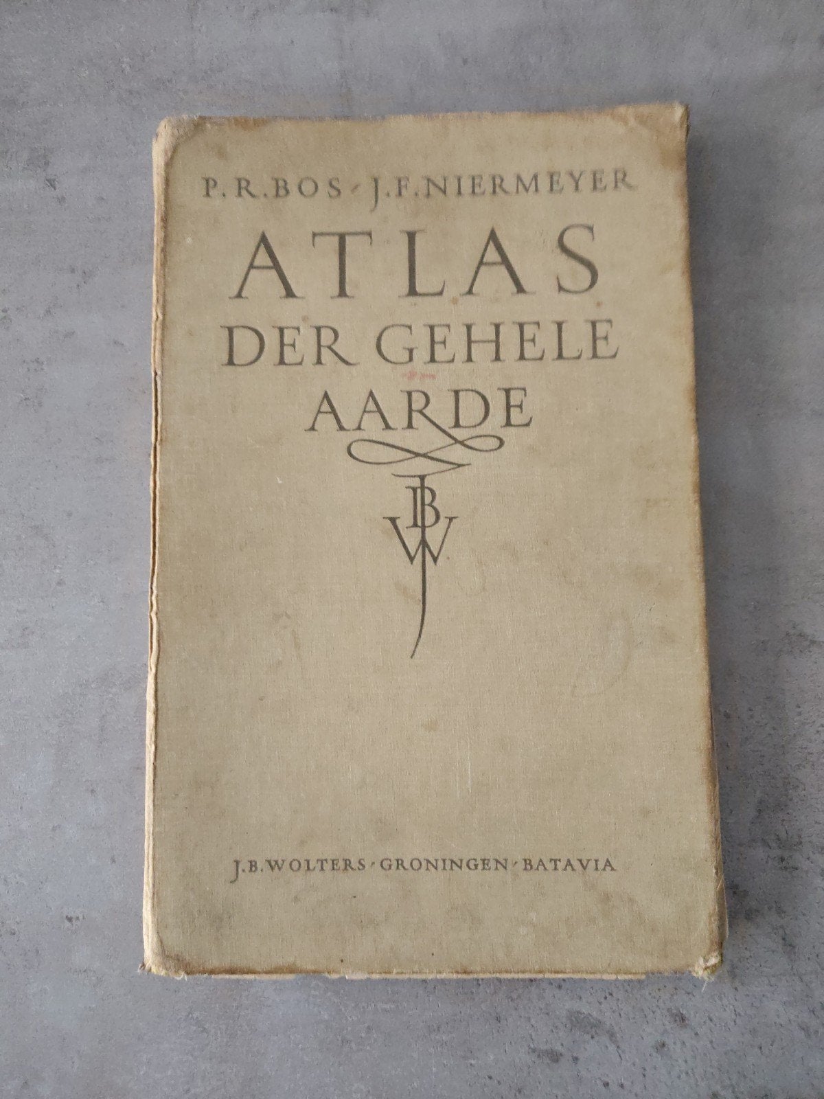 Antieke Atlas der Gehele Aarde - P.R. Bos & J.F. Niermeyer, Overige atlassen, P.R. Bos & J.F. Niermeyer, 1800 tot 2000, Wereld