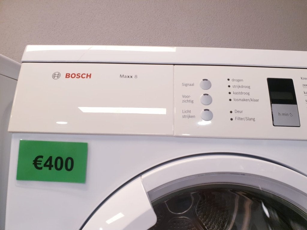 lucht afvoerdroger Bosch 8kg INC GARANTIE, Witgoed en Apparatuur, Wasdrogers, Ophalen, Minder dan 85 cm, Luchtafvoer, Anti-kreukfase