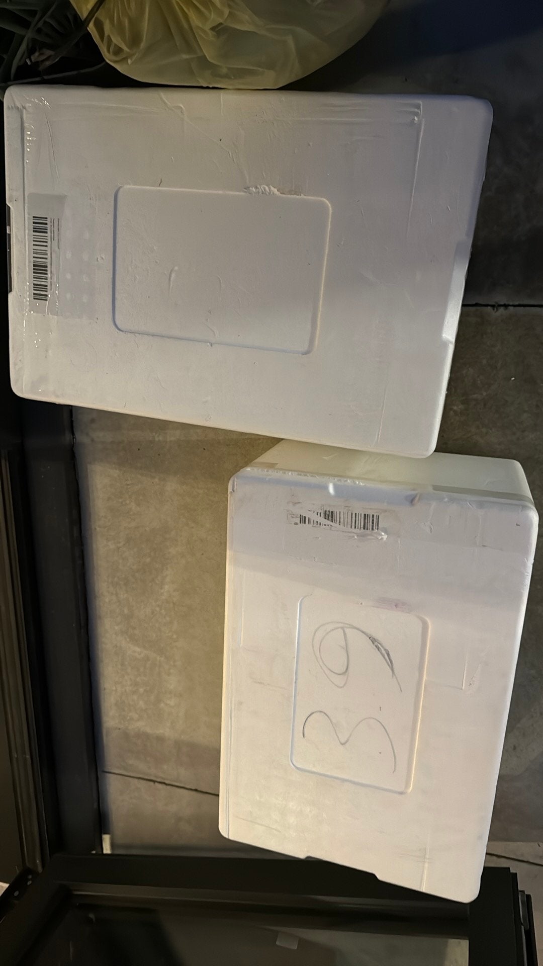 2x tempex dozen groot, Doe-het-zelf en Verbouw, Ophalen, Zo goed als nieuw, Doos, Minder dan 35 cm