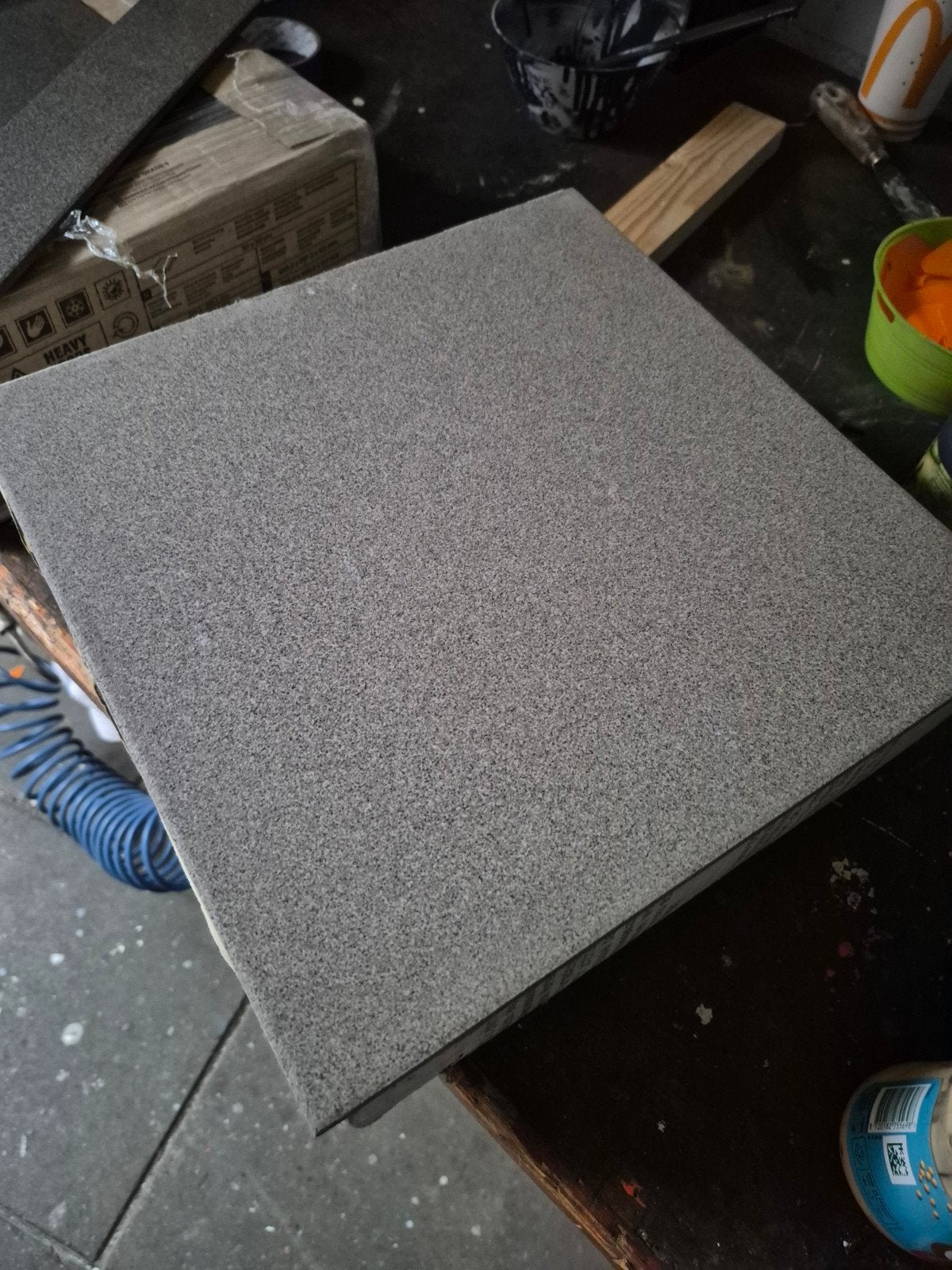 grijze granito tegels 30x30, Ophalen, Keramiek, Nieuw, 20 tot 40 cm