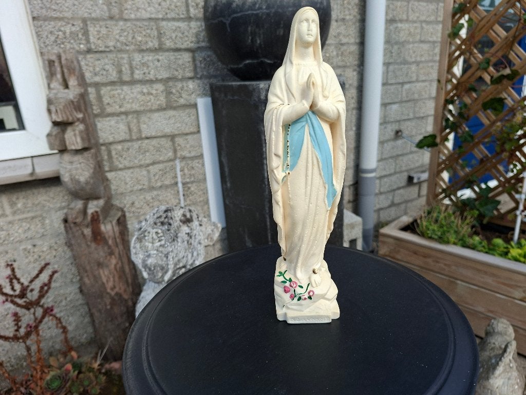 schitterende beeld maria madonna delle rose, Ophalen of Verzenden