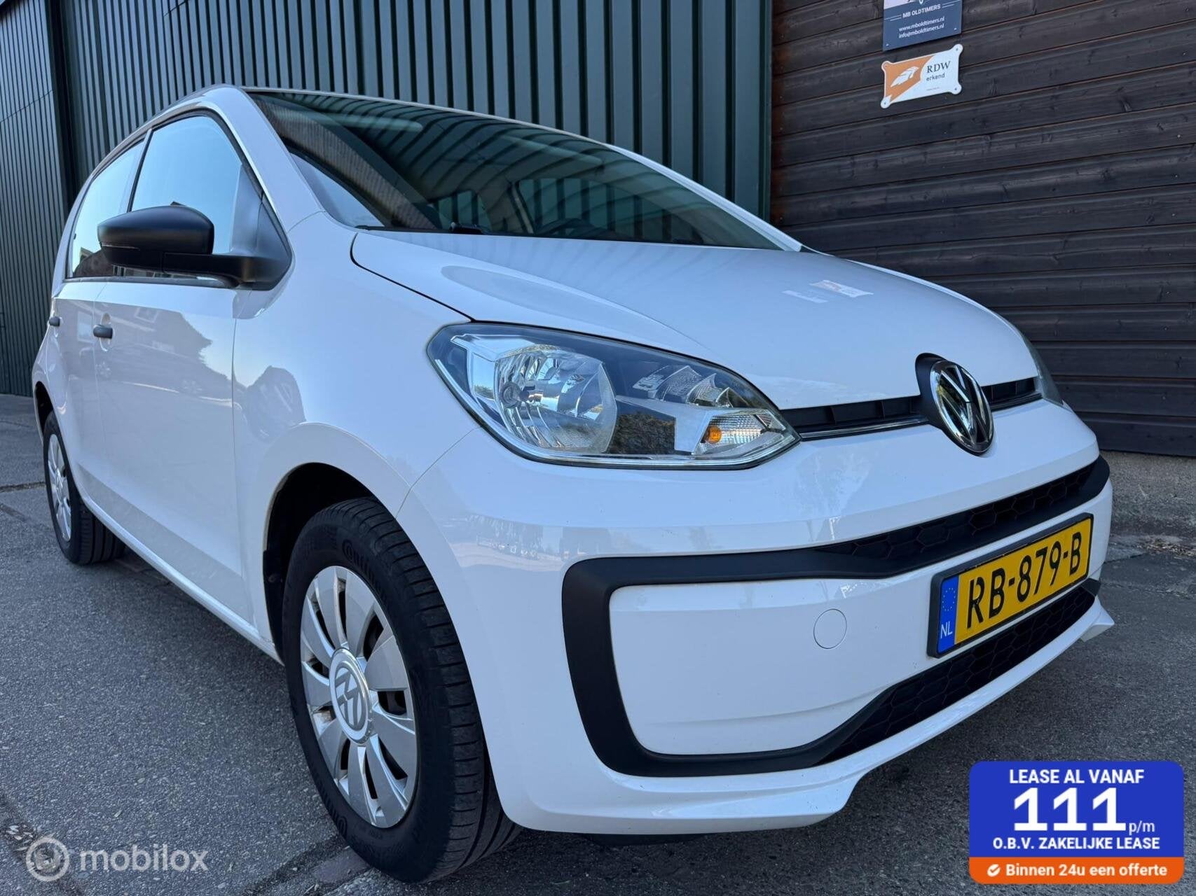 Volkswagen Up! 1.0 BMT take up!, Voorwielaandrijving, Gebruikt, Wit, Origineel Nederlands