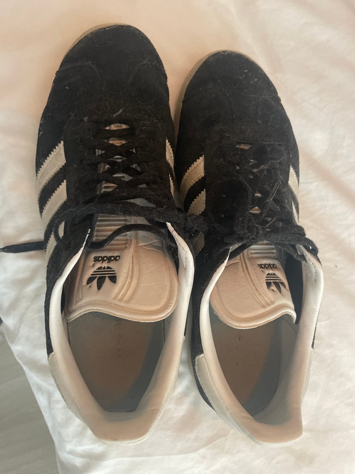 Adidas Gazelle sneakers zwart - Maat 38 2/3, Ophalen of Verzenden, Gedragen, Zwart, Sneakers of Gympen